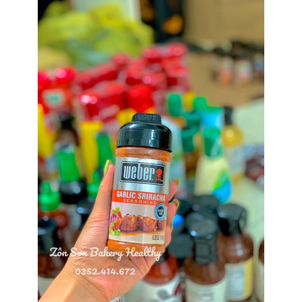 GIA VỊ ƯỚP ĂN KIÊNG WEBER 0 CALORIES ƯỚP