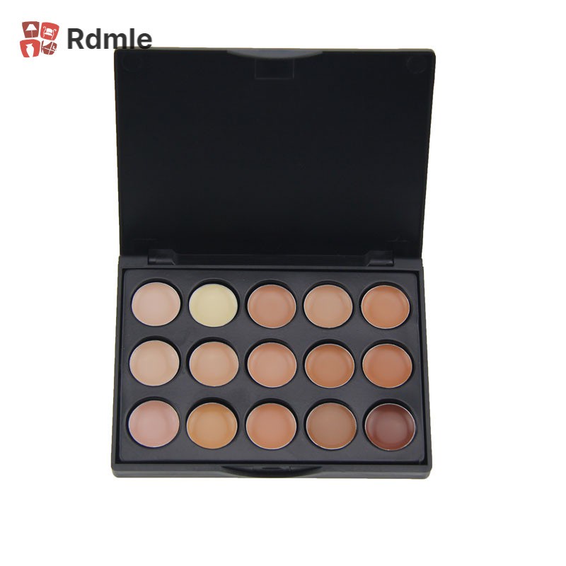 [COD]# RDMLE New Professional 15 Color Concealer Palette Make Up Cream Camouflage Foundation Cosmetic Palettes