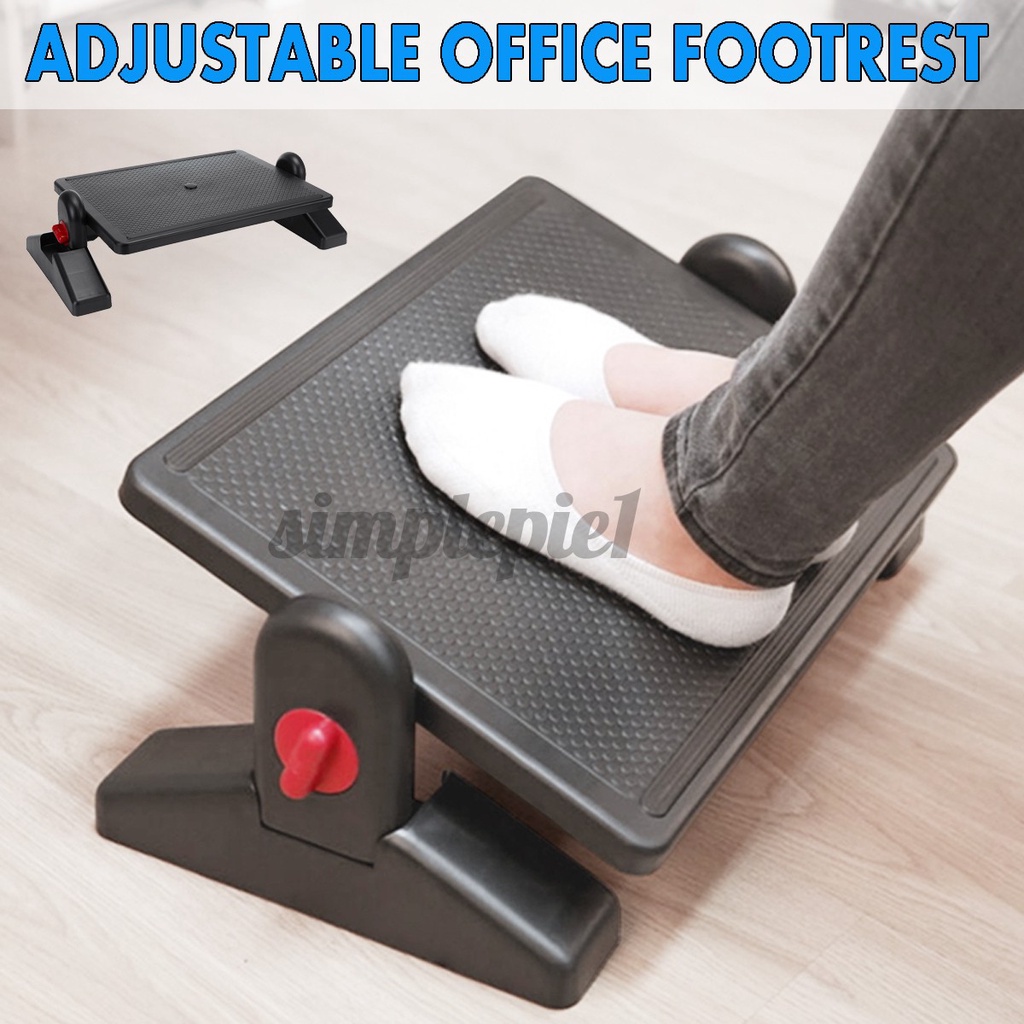 Ghế kê chân để dưới bàn làm việc chiều cao điều chỉnh được nhỏ gọn tiện dụng dùng trong nhà/văn phòng