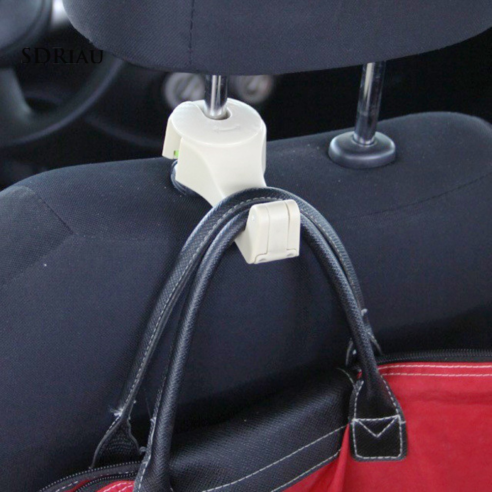 Móc đỡ treo vật dụng tiện lợi gắn gối tựa đầu xe hơi