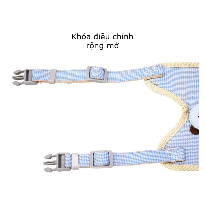 Dây xích thú cưng đệm lưng êm ái - dây chống rối