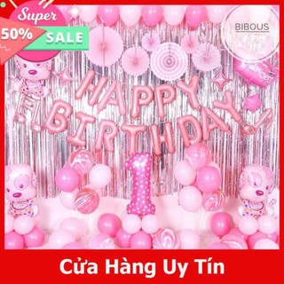 Set trang trí sinh nhật tuổi cún - thôi nôi bé cún - bé trai, bé gái - trang trí sinh nhật giá rẻ, sinh nhật 1 tuổi