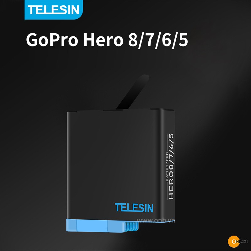 Pin Telesin cho Gopro 7/6/5 có thể dùng cho Gopro 8 (xem chi tiết sp)