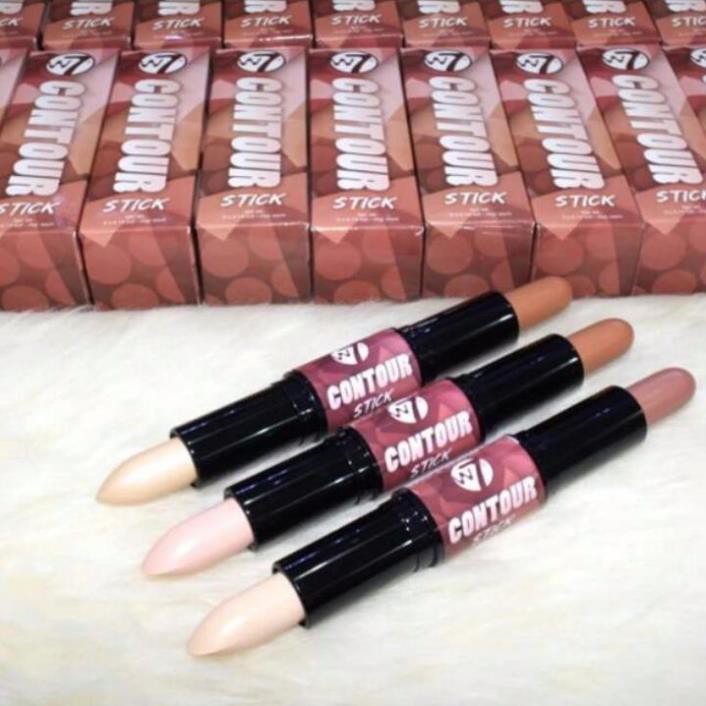 Bút Tạo khối 2 đầu W7 Highlight & Contour STICK - đa năng, dễ sử dụng ( chính hãng Mỹ )