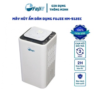 Máy hút ẩm dân dụng FujiE HM-912EC phù hợp phòng 15-20m2, sản xuất theo công nghệ Nhật Bản, nhập khẩu chính hãng