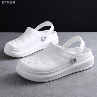 Dép Crocs Đế Dày Chống Trượt Thiết Kế Xinh Xắn Cho Nữ