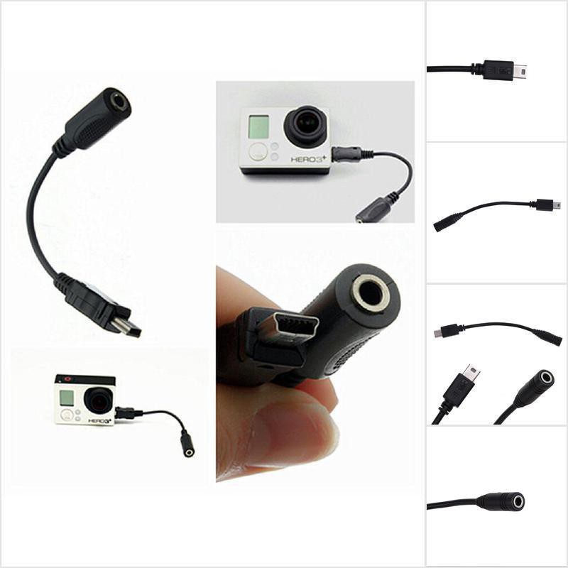 Sale 70% Dây cáp chuyển đổi đầu USB mini sang đầu âm thanh 3.5mm dành cho Gopro Hero 3 3,  Giá gốc 27,000 đ - 61A68