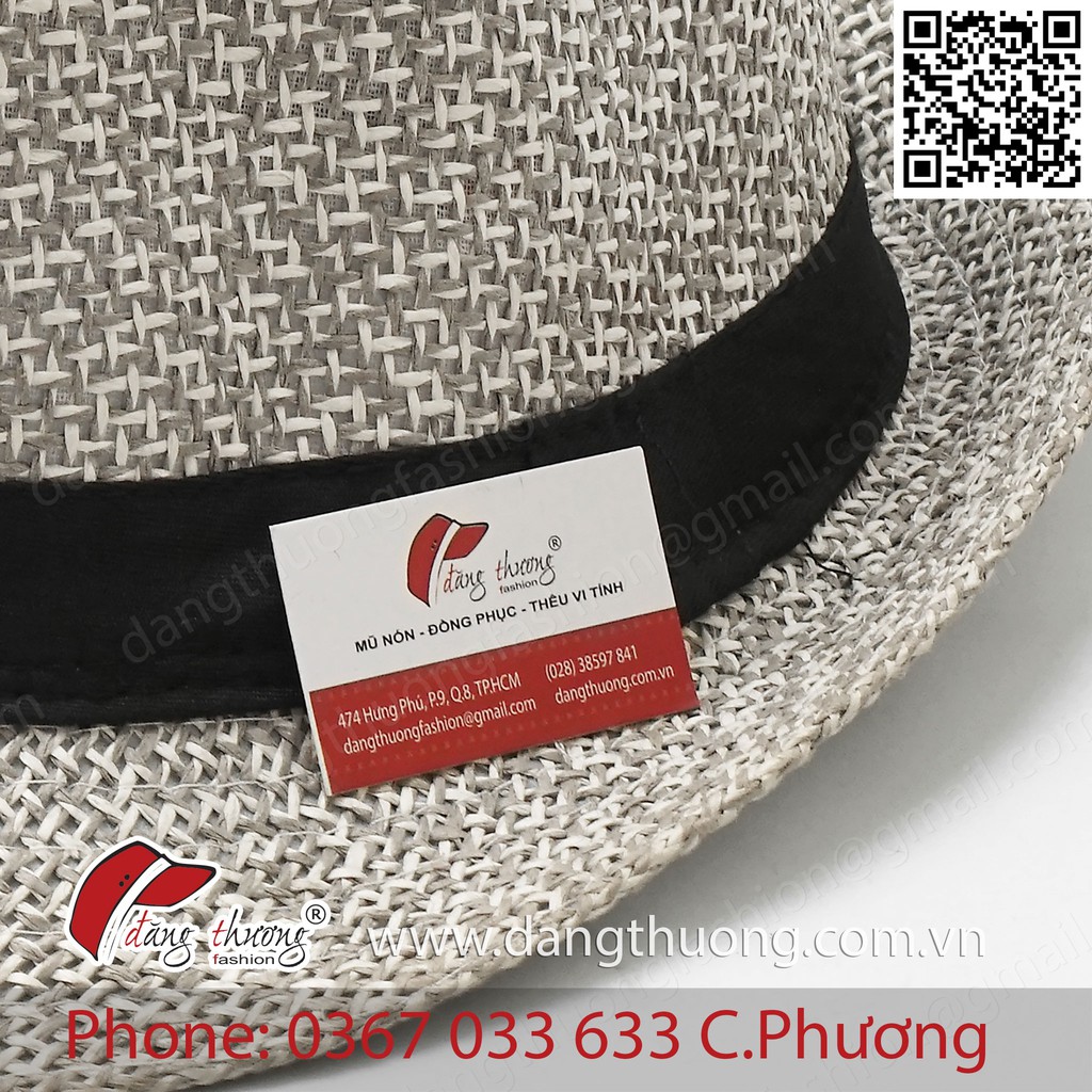 Mũ nón phớt Fedora chất liệu CÓI cao cấp