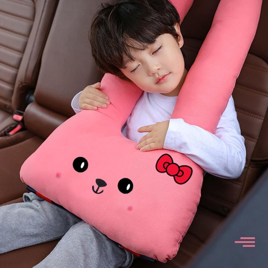 Gối ô tô cho bé, đai an toàn cho bé khi đi xe hơi, gối ngủ cho bé yêu