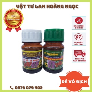 Cặp đôi phân đạm cá Powerfeed và Tảo biển Seasol chai 100ml nhập khẩu Úc.