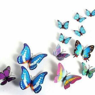 Bộ bướm trang trí 12 con