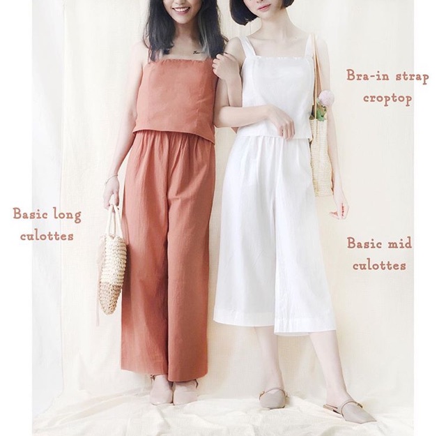 Quần Culottes thô đũi