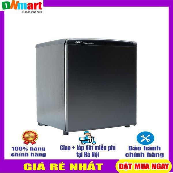 Tủ lạnh Aqua AQR-D59FA(BS), 50L. làm lạnh trực tiếp{VẬN CHUYỂN MIỄN PHÍ + LẮP ĐẶT TẠI HÀ NỘI}