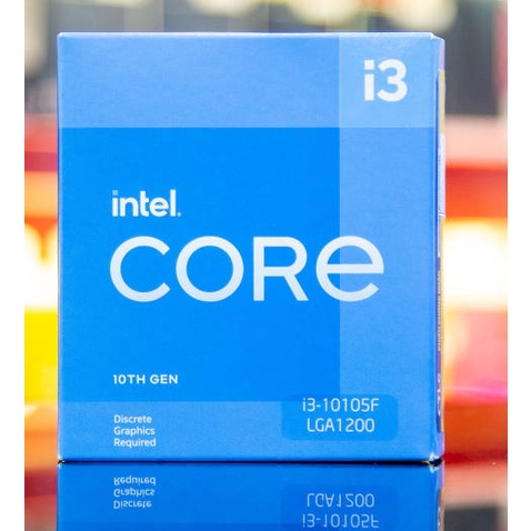CHIP MÁY TÍNH BỘ VI XỬ LÝ CPU INTEL CORE I3 - 10105F 4C/8T  CHÍNH HÃNG PC- BẢO HÀNH 36 THÁNG