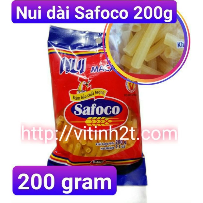 ( HÓC MÔN) Nui dài safoco 200g hạn sử dụng 11/10/2022