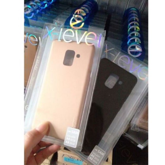 Ốp lưng dẻo màu Galaxy A8 2018 chính hãng X-level