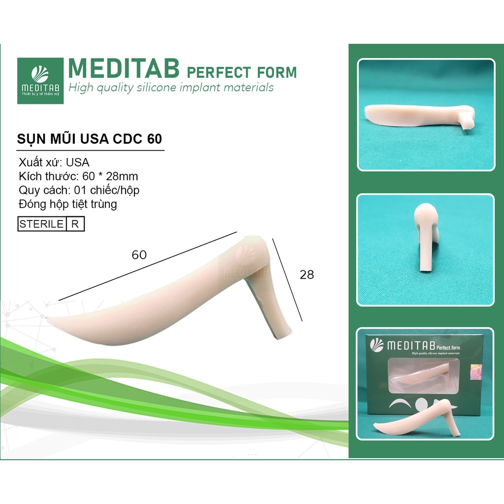 SỤN NÂNG MŨI USA CDC 6.0 MEDITAB