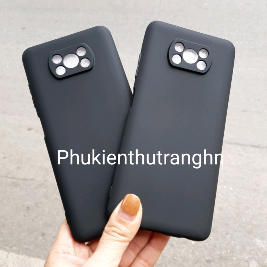 Ốp lưng Xiaomi Poco X3 NFC/ Poco X3 Pro dẻo đen cao cấp chống bám vân tay, có gờ nhô cao bảo vệ camera