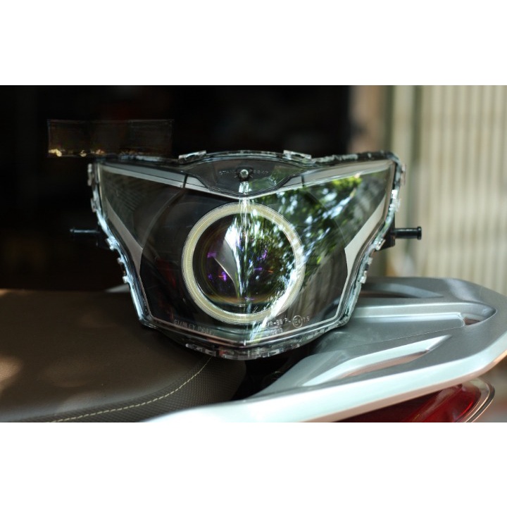 Bi Cầu Led B11 Lens tím cho Exicter 135 5 số và Sạc Exciter 150i hoặc sạc HCE