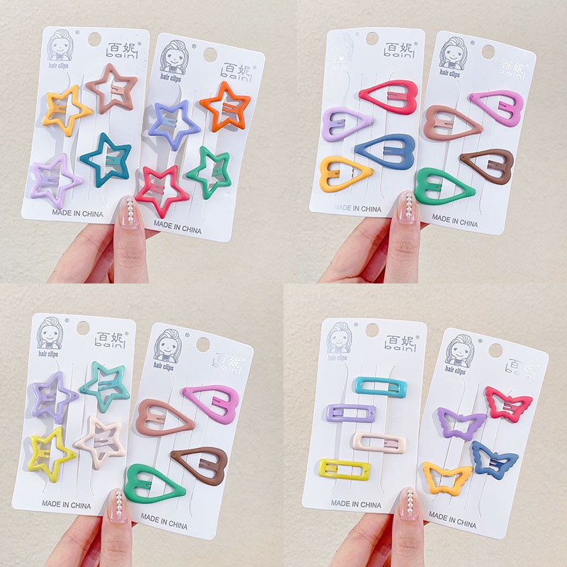 Kẹp Tóc Cỡ Nhỏ Họa Tiết Hoạt Hình Dễ Thương Cho Bé Gái