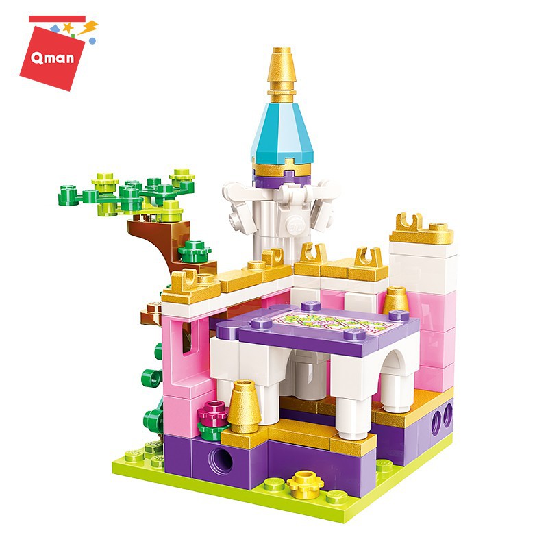 Bộ Lego xếp hình Lego Qman 2613 - Lâu dài hoa công chúa cho bé gái