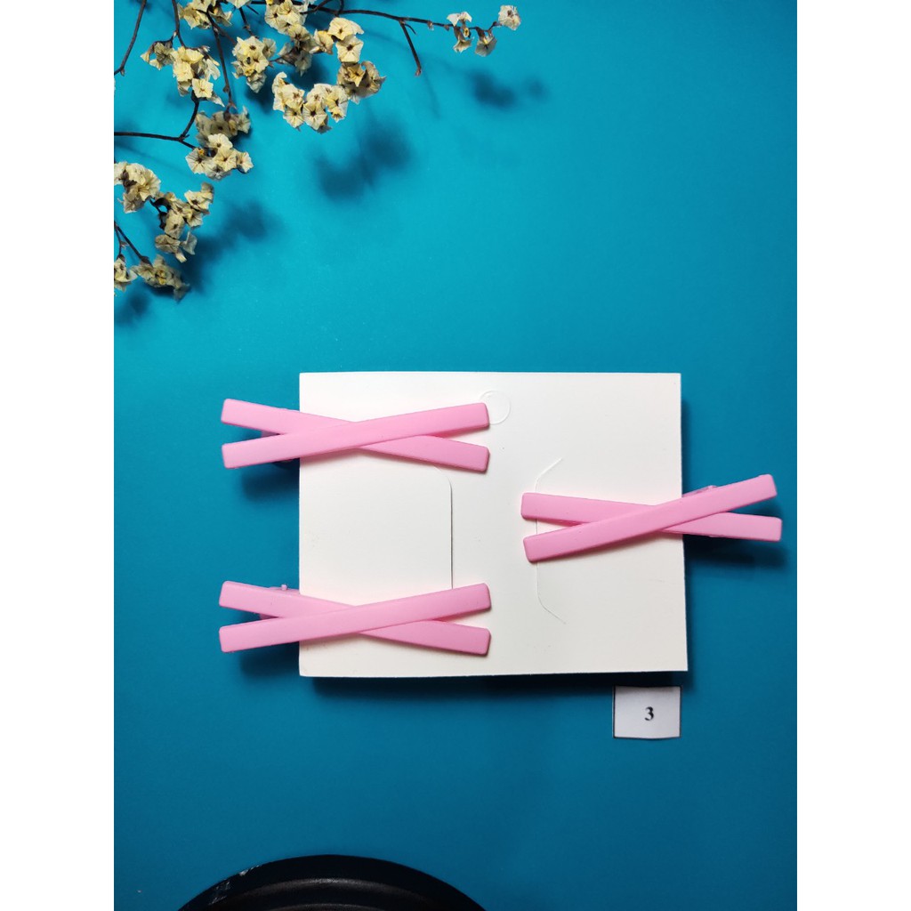 Kẹp Tóc Mái Chữ X  Dễ Thương, phong Cách Hàn Quốc
