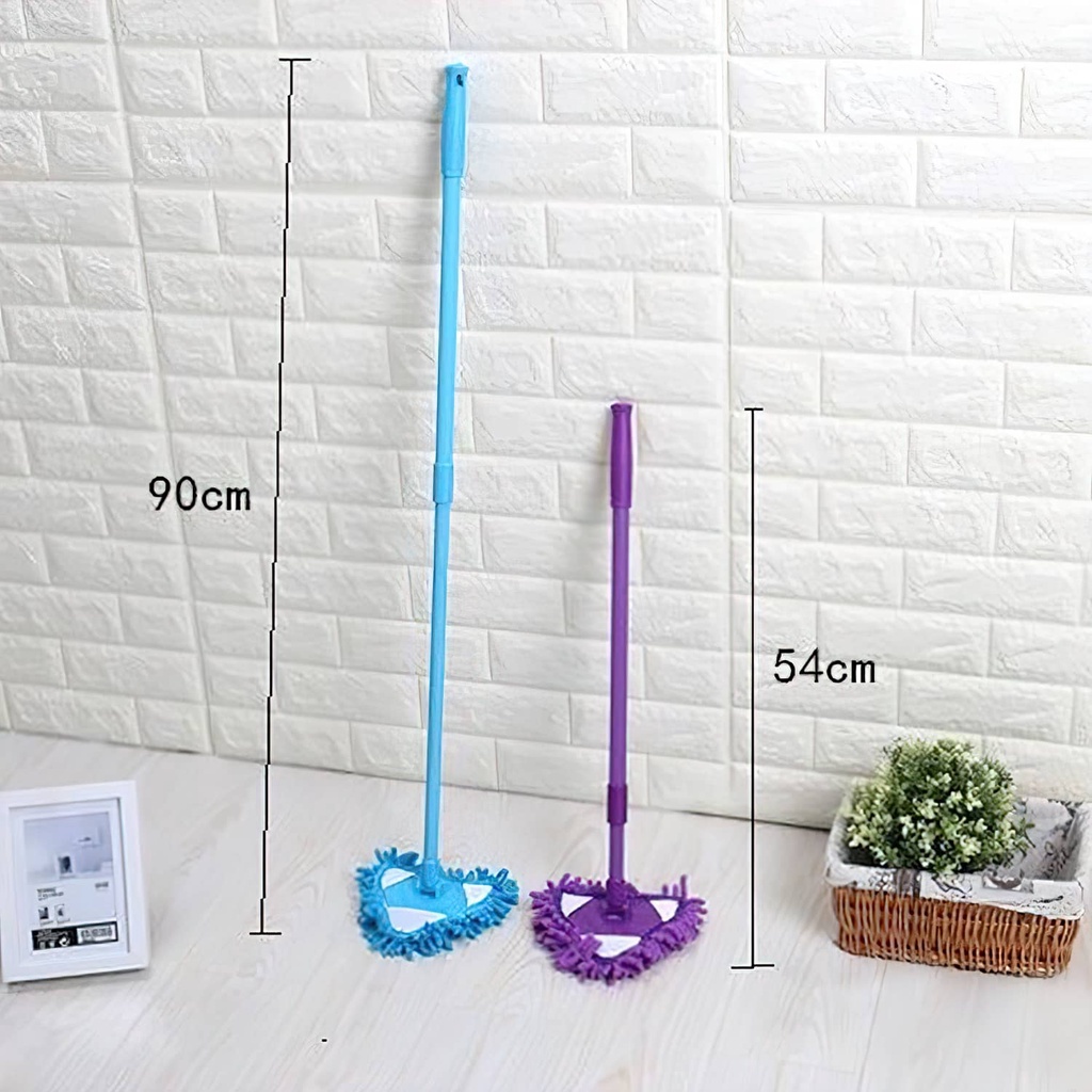 Bộ Cây Lau Nhà Hình Tam Giác Có Thể Thu Gọn Siêu Bền Tiện Dụng Cho Gia Đình