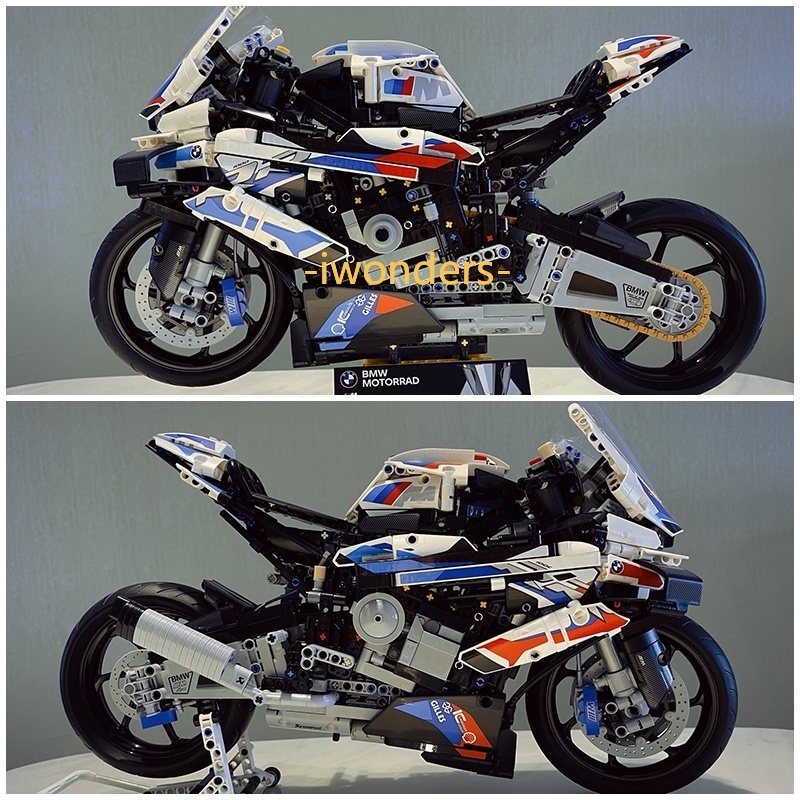 Set 1920 / 42130 Khối Lắp Ráp Xe Mô Tô BMW M 1000 RR MOC Kỹ Thuật Sáng Tạo Cho Bé Trai Kids education toys