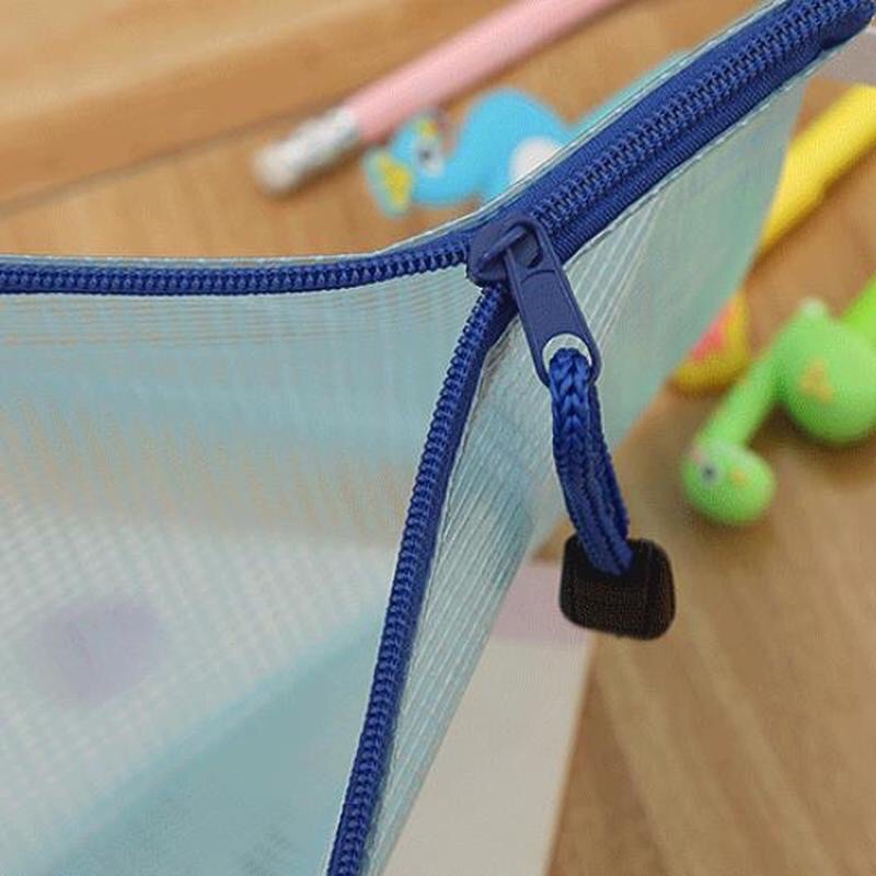 Túi lưới đựng tài liệu băng nhựa Pvc khổ A4,A5,A6 khoá kéo