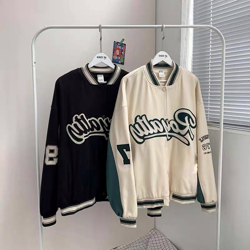 Áo Bomber Royally chất kaki 2 lớp, from to, 2 lớp, unisex nam nữ mặc được, phối in trẻ trung, túi bổ cơi, đẹp