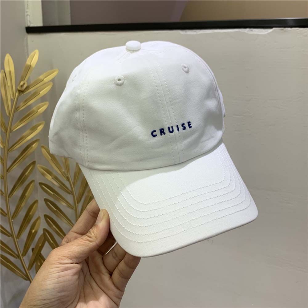 MKEB Mũ Lưỡi Trai Thêu Chữ Đơn Giản Phong Cách Hip Hop Thời Trang Hàn Quốc