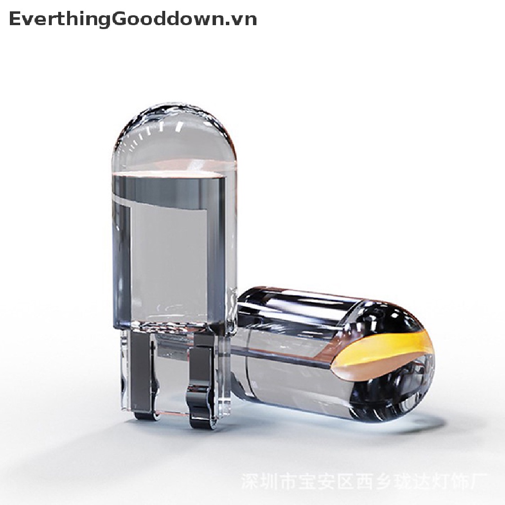 Everthinggooddown 2 Đèn Led T10 Cob 6000K Gắn Biển Số Xe Hơi