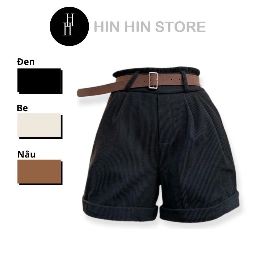 Quần short lưng cao tôn dáng HQS13 Hỉn Hỉn Store