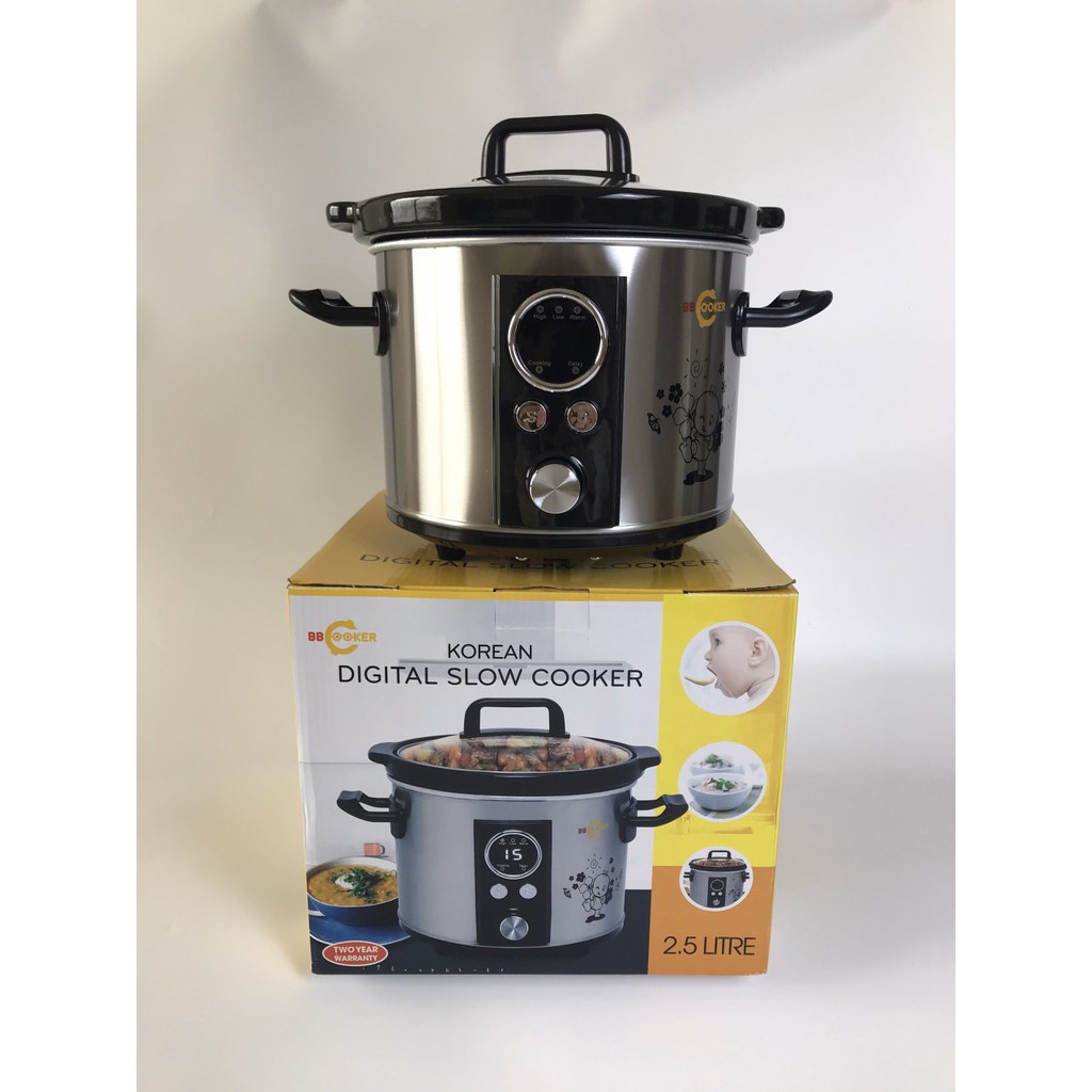 Nồi hầm chậm nấu cháo điện tử tự động cho bé 2.5L Bbcooker DS25