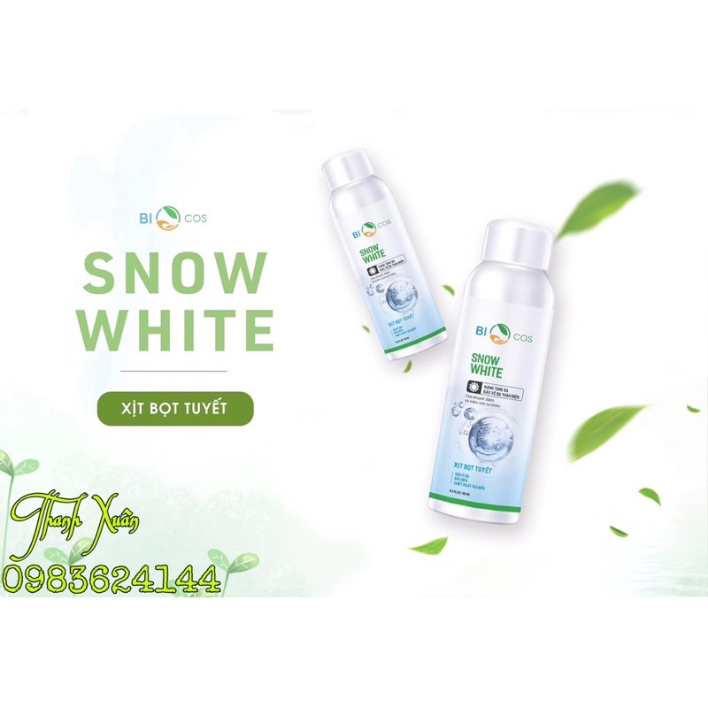 [BIOCOS] Xịt kem chống nắng, dưỡng trắng dưỡng da và bảo vệ da BIOCOS Snow White | BigBuy360 - bigbuy360.vn