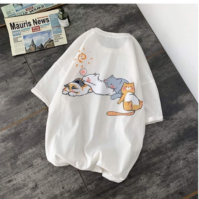 Áo 4 mèo nằm tici TTB864