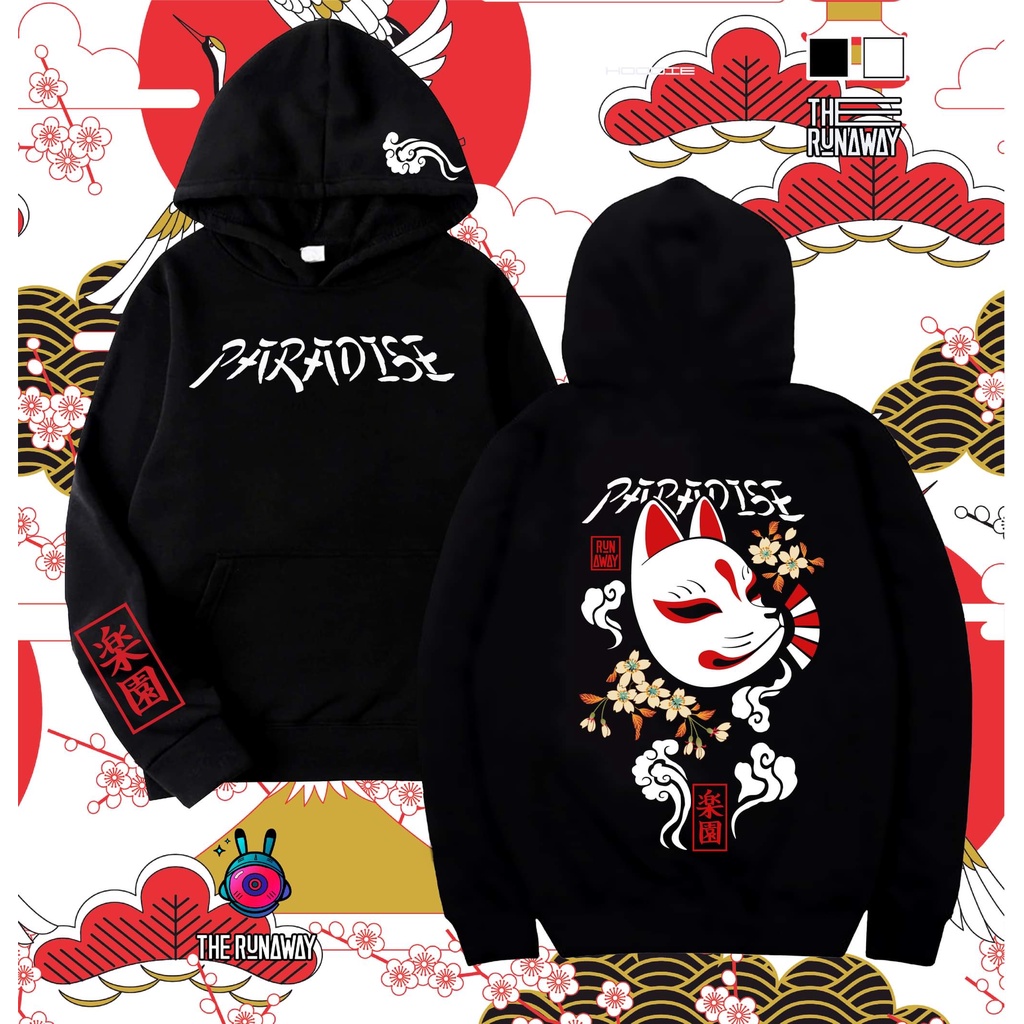 Áo Hoodie Urban Kitsune 2: Paradise Nỉ bông cho Nam/ Nữ by The Runaway