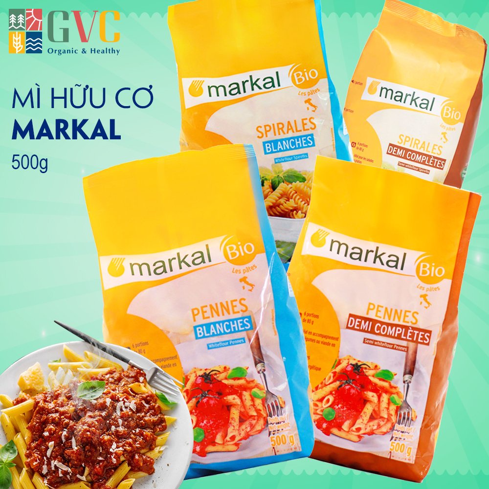 Mì Nui Hữu Cơ Markal 500g