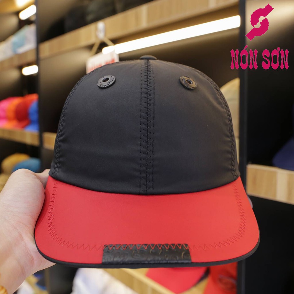 Nón Sơn Đen Đỏ - NS001