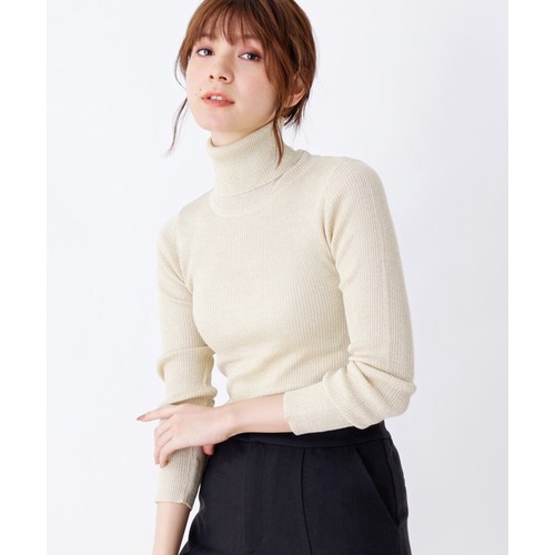 Áo len dài tay trơn Uni cổ lọ co dãn lông cừu Merino