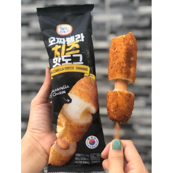 Hotdog Phomai Hàn Quốc  xúc xích phô mai gói 80gr