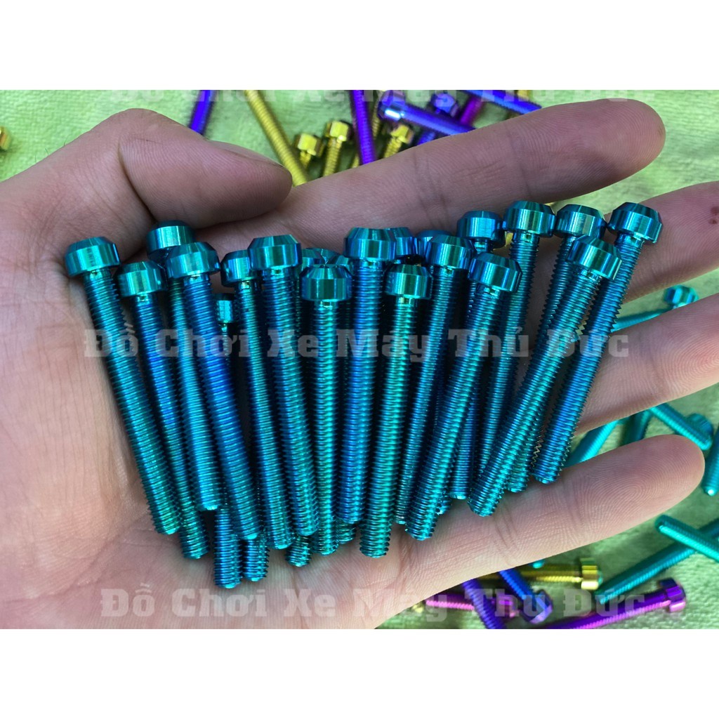 Ốc Titan GR5 Đầu Trụ 6li đủ size.....