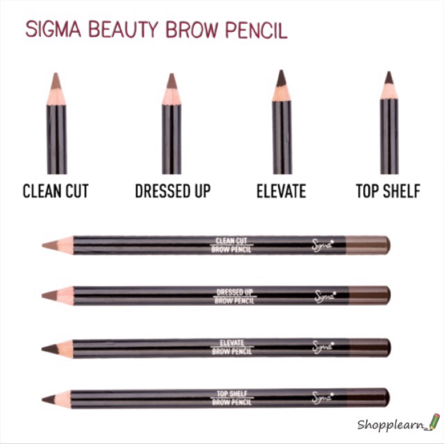Chì Kẻ Mày Sigma Brow Pencil - Top Shelf