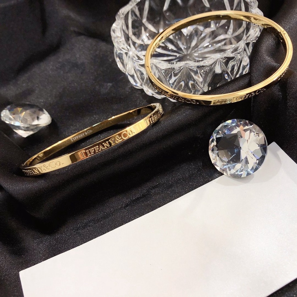 CARTIER Vòng Tay Thép Thiết Kế Đơn Giản Thời Trang Cho Nam Và Nữ