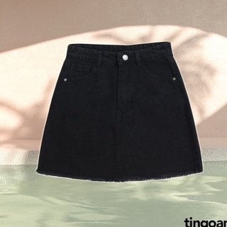 Chân váy bò tingoan TRAPPIE SKIRT/BL