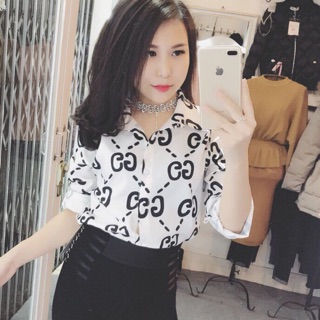 Áo lụa gucci