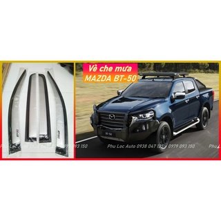 Bộ vè che mưa xe ô tô mazda bt50 hàng chuẩn theo xe