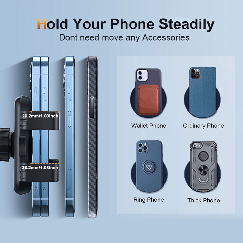 Giá Đỡ Điện Thoại Fonken Đa Năng Gắn Sau Ghế Xe Ô Tô