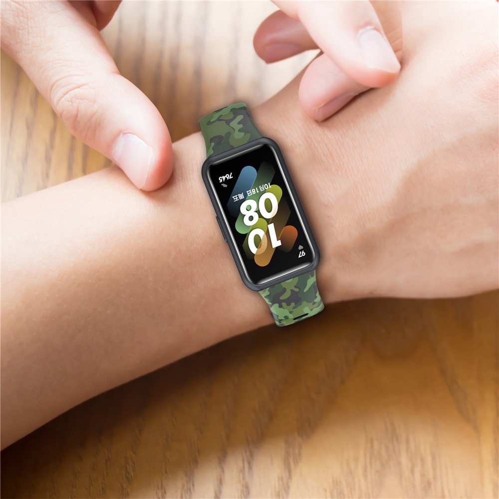 Silicone Dây Đeo Silicon Thay Thế Cho Đồng Hồ Thông Minh Huawei Band 7 6 / Honor Band 6