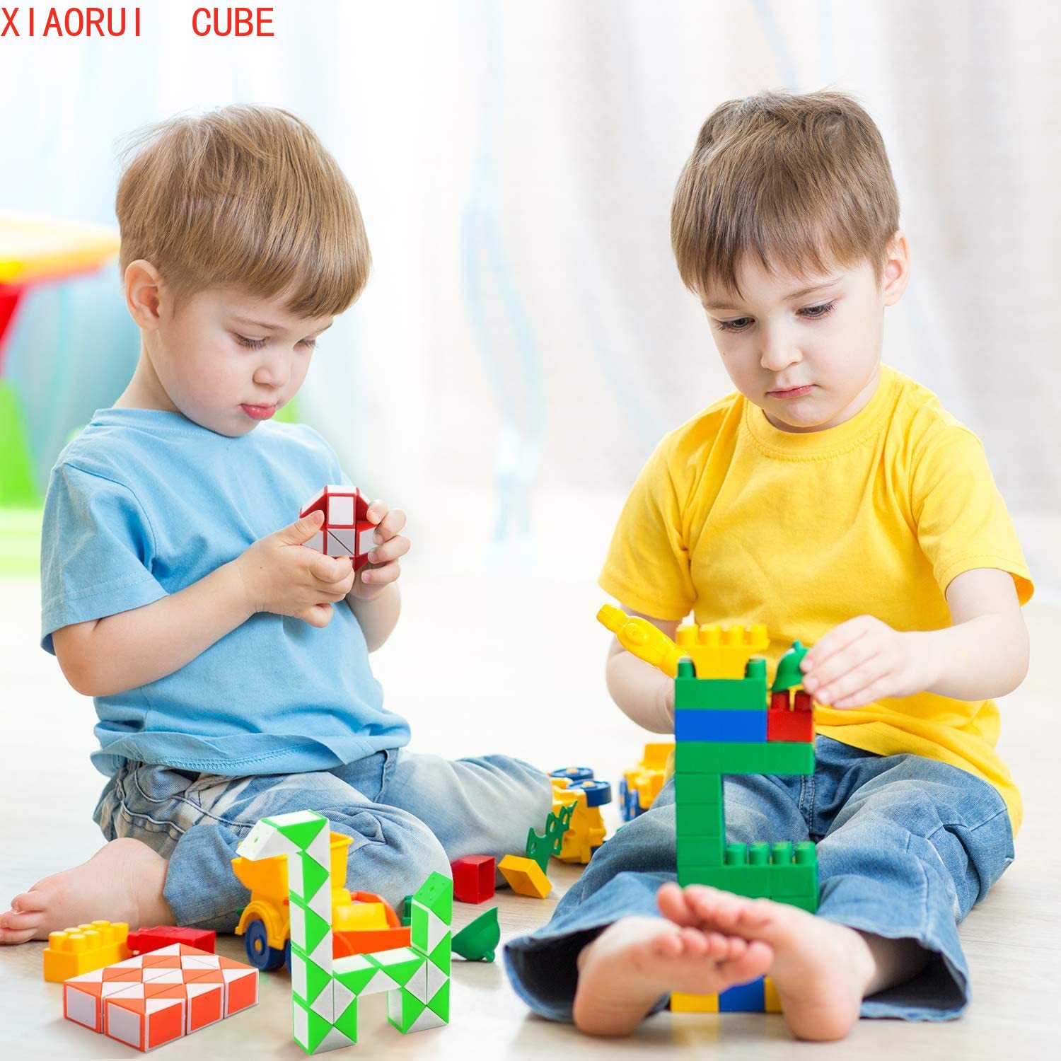 12 Túi 24 Khối Xếp Hình Đồ Chơi Cho Bé